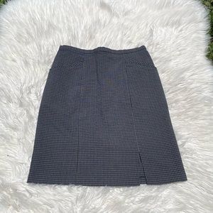 90s Vintage A-Line Plaid Skirt